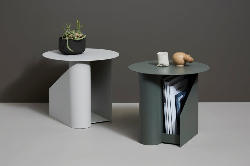 Sentrum Side Table - Woud - Outdoor Furniture - Burnt Orange - HORNE
