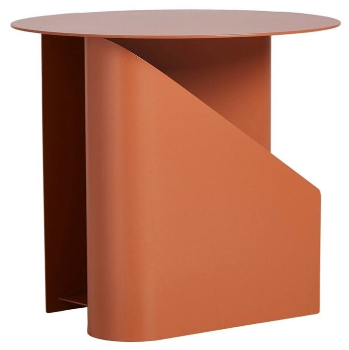 Sentrum Side Table - Woud - Outdoor Furniture - Burnt Orange - HORNE