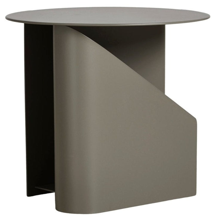 Sentrum Side Table - Woud - Outdoor Furniture - Taupe - HORNE