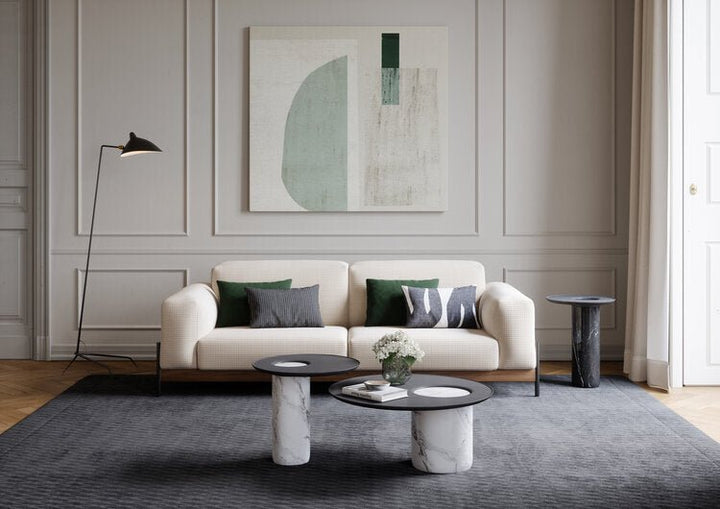 Serge Mouille One Arm Floor Lamp - Black - Serge Mouille Floor Lamps - HORNE