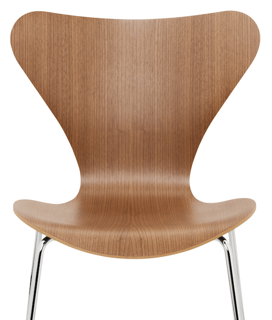 Series 7 - Clear Lacquered - Fritz Hansen - Chairs - Walnut - Chromed Steel - HORNE