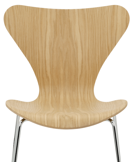 Series 7 - Clear Lacquered - Fritz Hansen - Chairs - Oak - Chromed Steel - HORNE