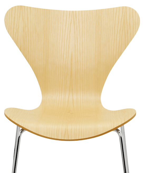 Series 7 - Clear Lacquered - Fritz Hansen - Chairs - Ash - Chromed Steel - HORNE