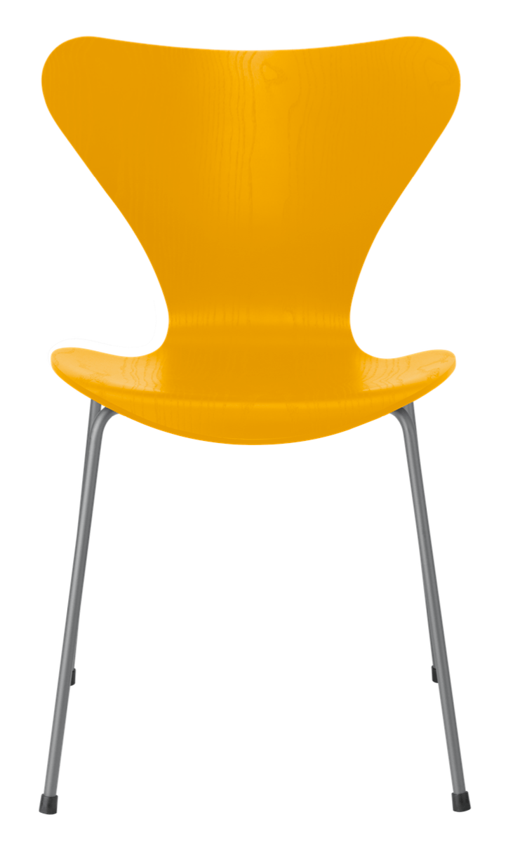 Series 7 - Colored Ash - Fritz Hansen - Chairs - Black - Black - HORNE