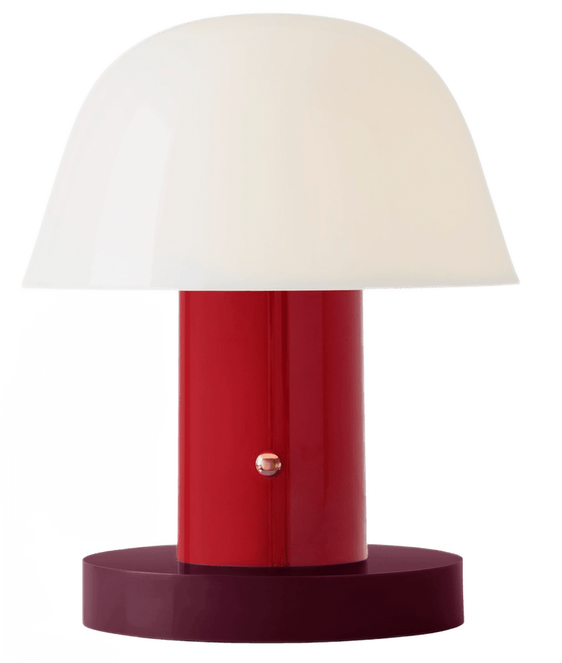 Setago Portable Lamp JH27 - &Tradition - Table + Task - Nude/Forest - HORNE