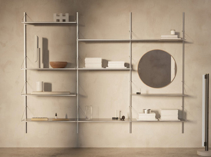 Shelf Library - Triple Section - Frama - Storage + Organization - Natural Oak - HORNE
