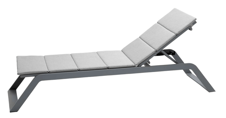 Siesta Sunbed - Cane Line - Outdoor Furniture - Light Grey - Add Light Grey Cushion - HORNE