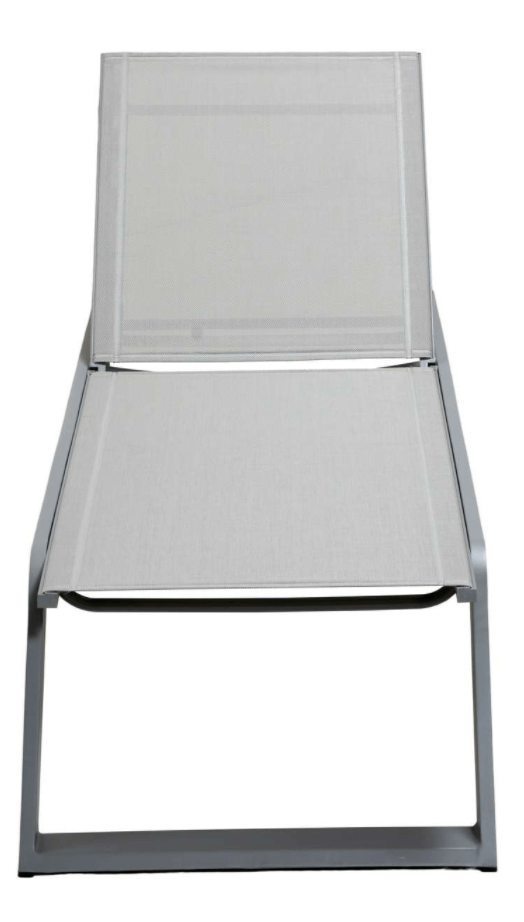 Siesta Sunbed - Cane Line - Outdoor Furniture - Light Grey - No Cushion - HORNE