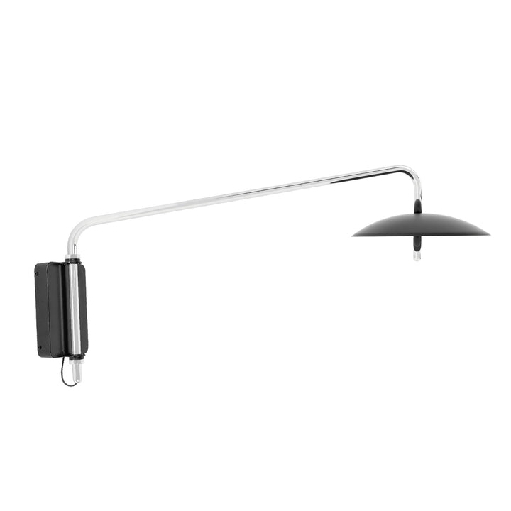 Signal Arm Sconce Short - Hardwired - Souda - Wall Sconces - Black x Nickel - 2700K - Warm White - HORNE