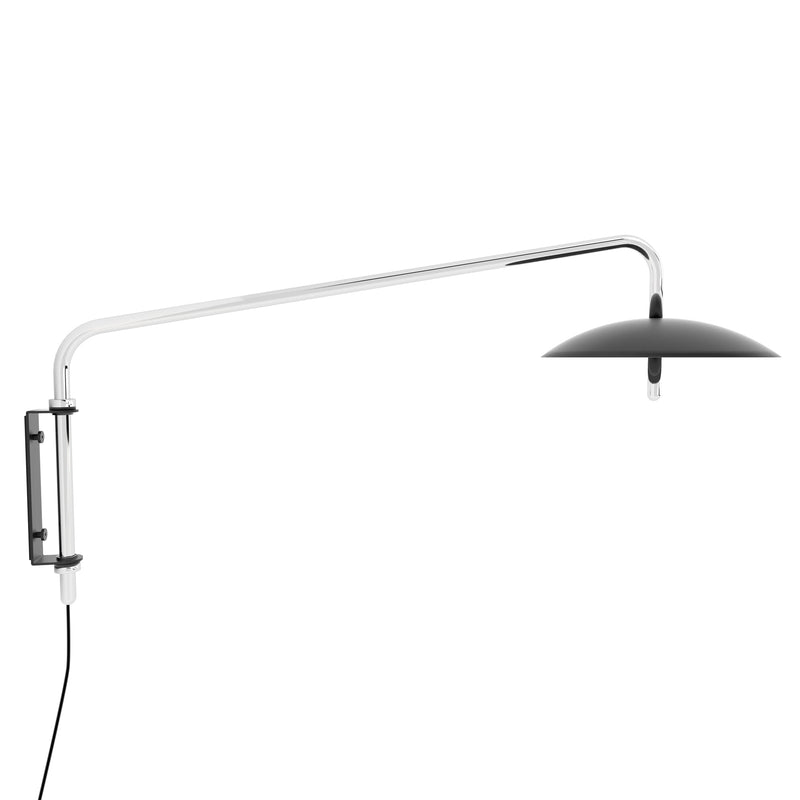 Signal Arm Sconce Short - Plug & Cord - Souda - Wall Sconces - Brass - 2700K - Warm White - HORNE