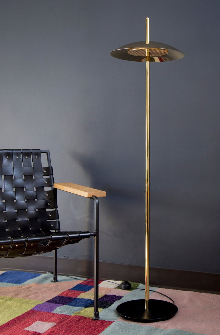 Signal Floor Lamp - Souda - Floor Lamps - Nickel - 2700K - Warm White - HORNE