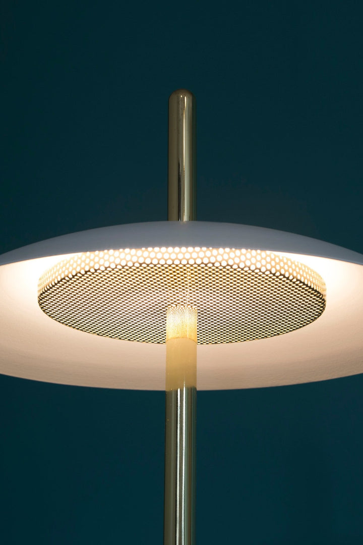 Signal Floor Lamp - Souda - Floor Lamps - Nickel - 2700K - Warm White - HORNE