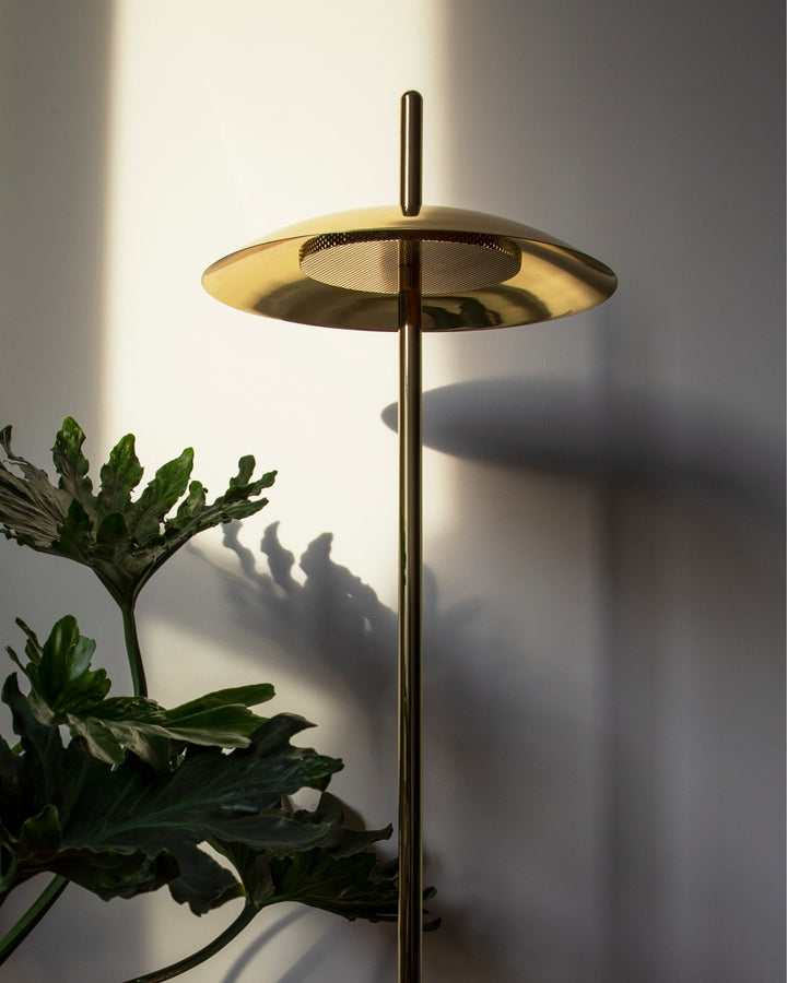 Signal Floor Lamp - Souda - Floor Lamps - Nickel - 2700K - Warm White - HORNE