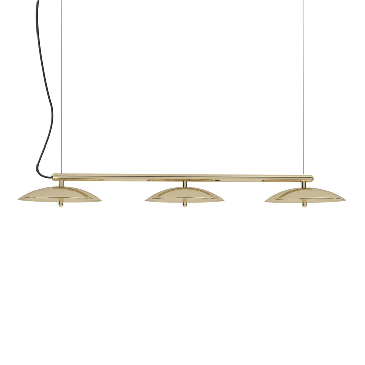 Signal Linear Pendant - 53" - Souda - Pendants - Brass - 2700K - Warm White - Black - HORNE