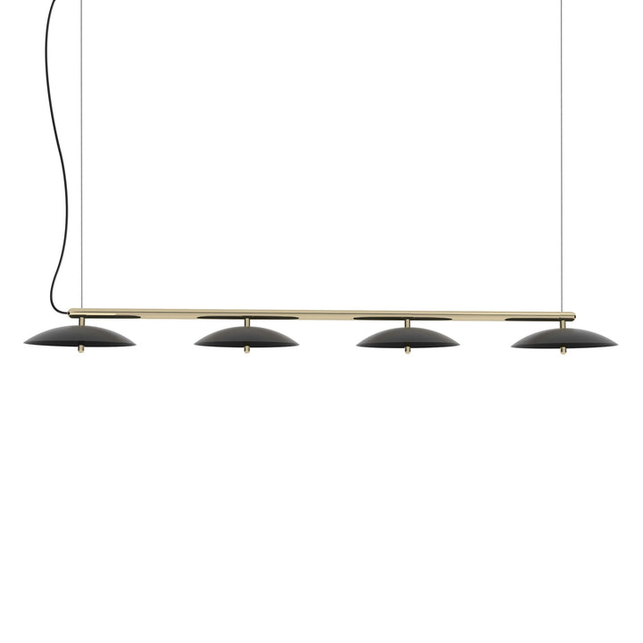 Signal Linear Pendant - 73" - Souda - Pendants - Black x Brass - 2700K - Warm White - Black - HORNE
