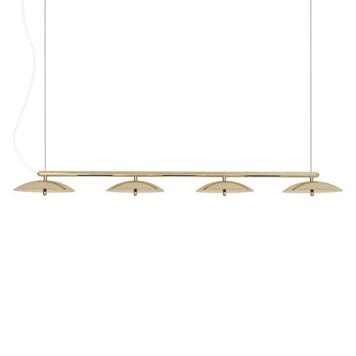 Signal Linear Pendant - 73" - Souda - Pendants - Brass - 2700K - Warm White - Black - HORNE