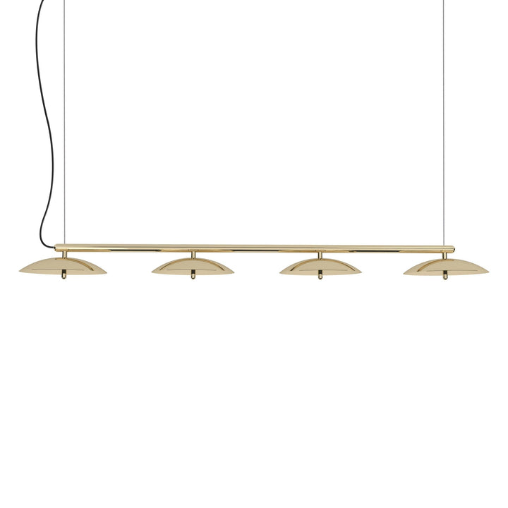 Signal Linear Pendant - 73" - Souda - Pendants - Brass - 2700K - Warm White - Black - HORNE