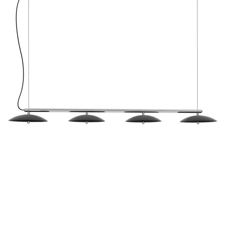 Signal Linear Pendant - 73" - Souda - Pendants - Black x Nickel - 2700K - Warm White - Black - HORNE