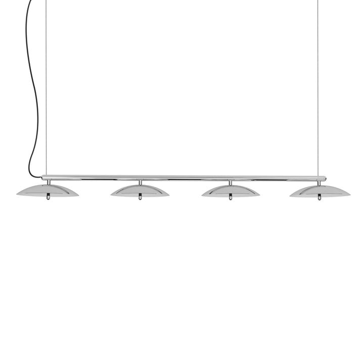 Signal Linear Pendant - 73" - Souda - Pendants - Nickel - 2700K - Warm White - Black - HORNE