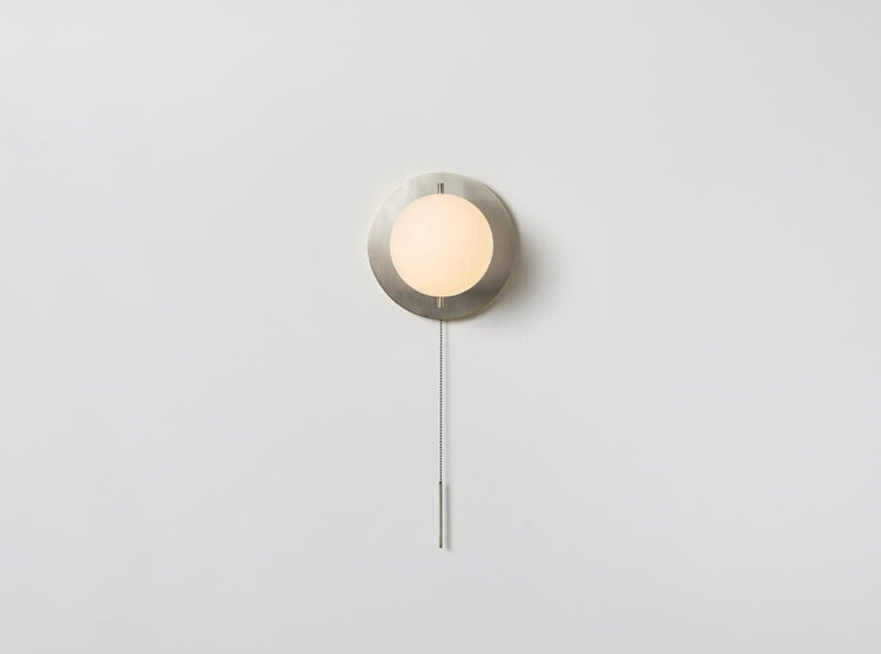 Signal Sconce - Workstead - Wall Sconces - Hewn Brass - With Pull Chain - HORNE