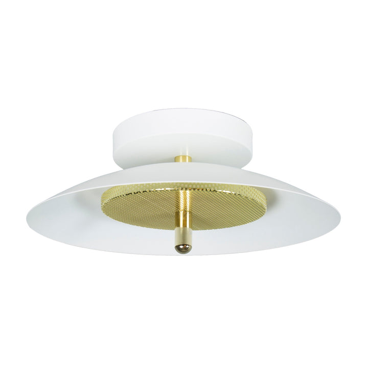 Signal Wall/Ceiling Light - Flush Mount - Souda - Ceiling Lights - White - Brass - 2700K - Warm White - HORNE