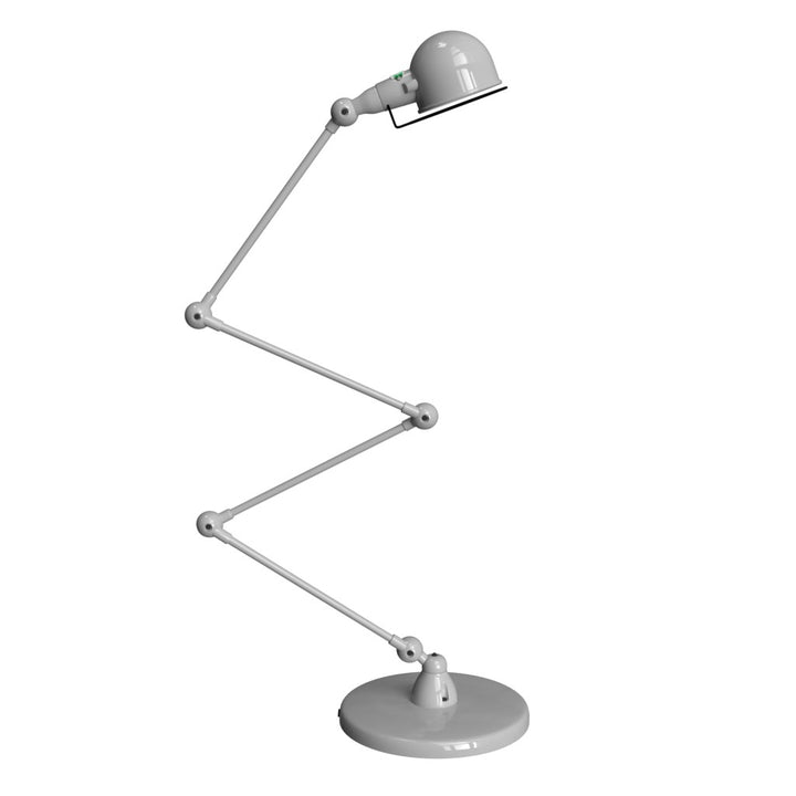 Signal Zig - Zag Floor Lamp - SI433 - Jielde - Floor Lamps - Glossy - Silver Grey - RAL9006 - HORNE