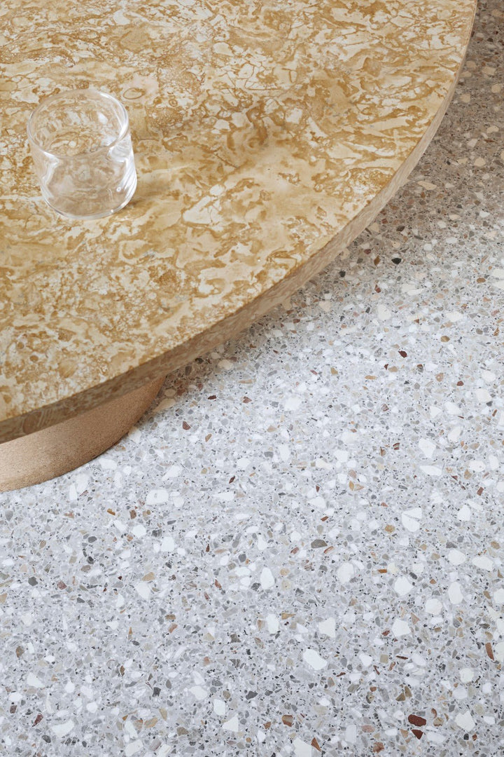 Sintra Dining Table - Frama - Tables - Yellow Limestone - HORNE