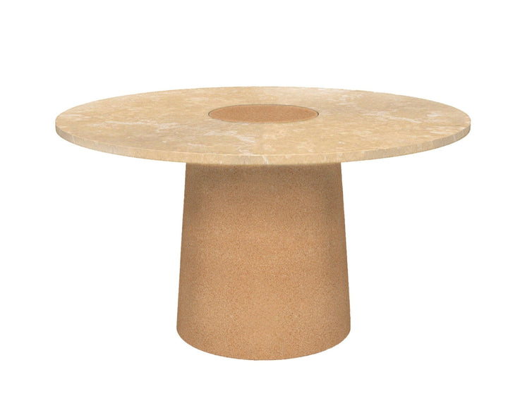 Sintra Dining Table - Frama - Tables - Yellow Limestone - HORNE