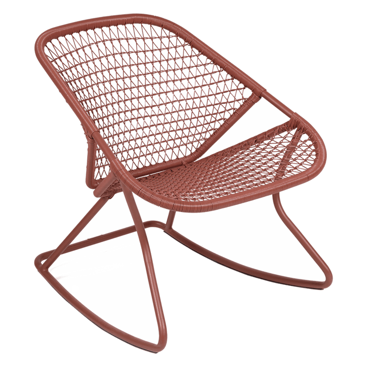 Sixties Rocking Chair - Fermob - Outdoor Furniture - Red Ochre - HORNE