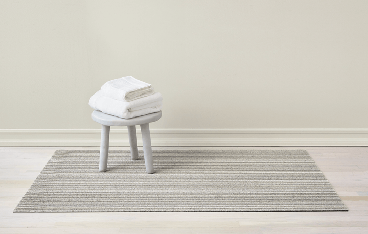 Skinny Stripe Shag Rug - Chilewich - Rugs - Birch - Doormat - HORNE