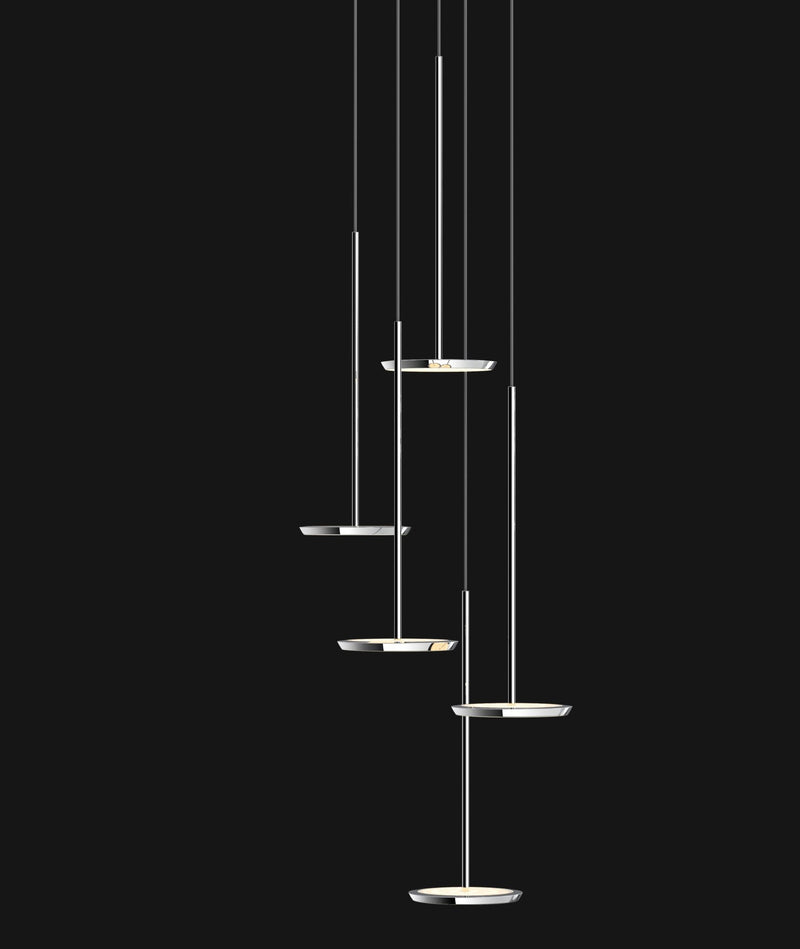 Sky Chandelier - Pablo Designs - Chandeliers - Set of 3 - Chrome - HORNE