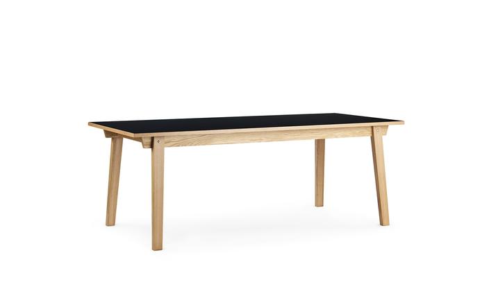 Slice Table - Linoleum - Normann Copenhagen - Tables + Desks - 84 x 160 cm - 29.13"H x 62.99"L - HORNE