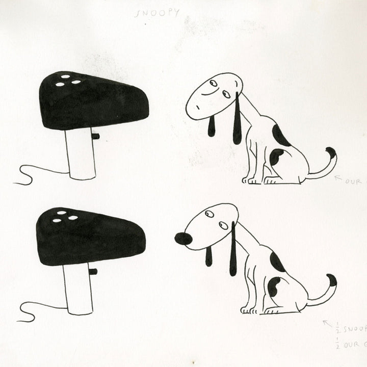 Snoopy Table Lamp - Flos - Table + Task - Black - HORNE