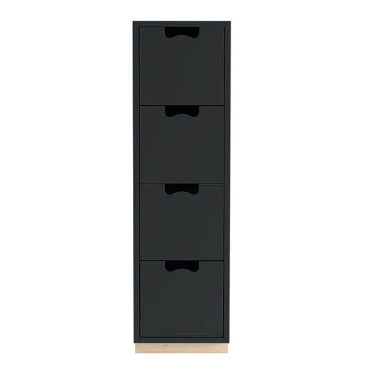 Snow Drawer J4 - Asplund Drawers - Natural Oak P1 - 05 Light Grey - HORNE