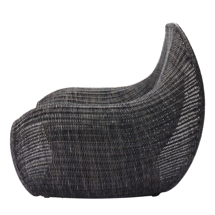 Snug Rattan Lounge Chair - Feelgood Designs - Chairs - Dark Grey - HORNE