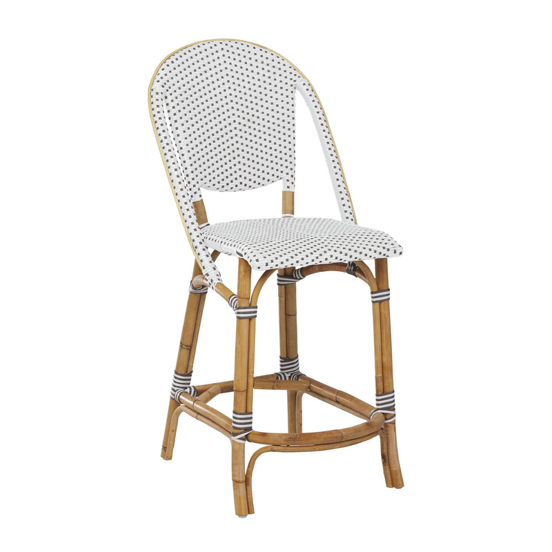 Sofie Counter Stool - Sika Design - Stools + Benches + Ottomans - White / Cappuccino Dots - HORNE