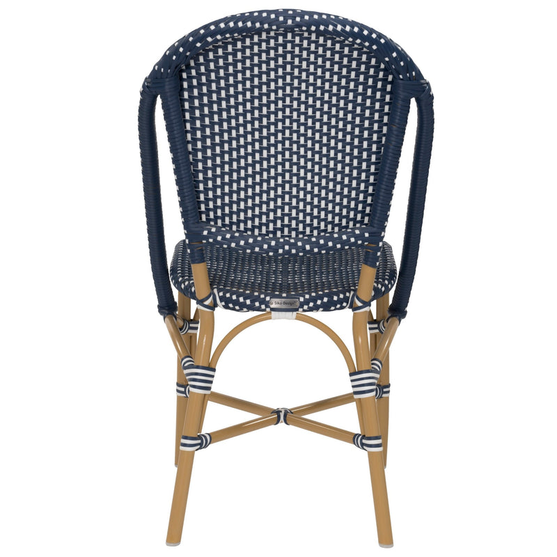Sofie Outdoor Dining Side Chair - Sika Design - Outdoor Furniture - Black / White Dots - HORNE