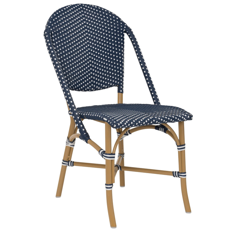 Sofie Outdoor Dining Side Chair - Sika Design - Outdoor Furniture - Black / White Dots - HORNE
