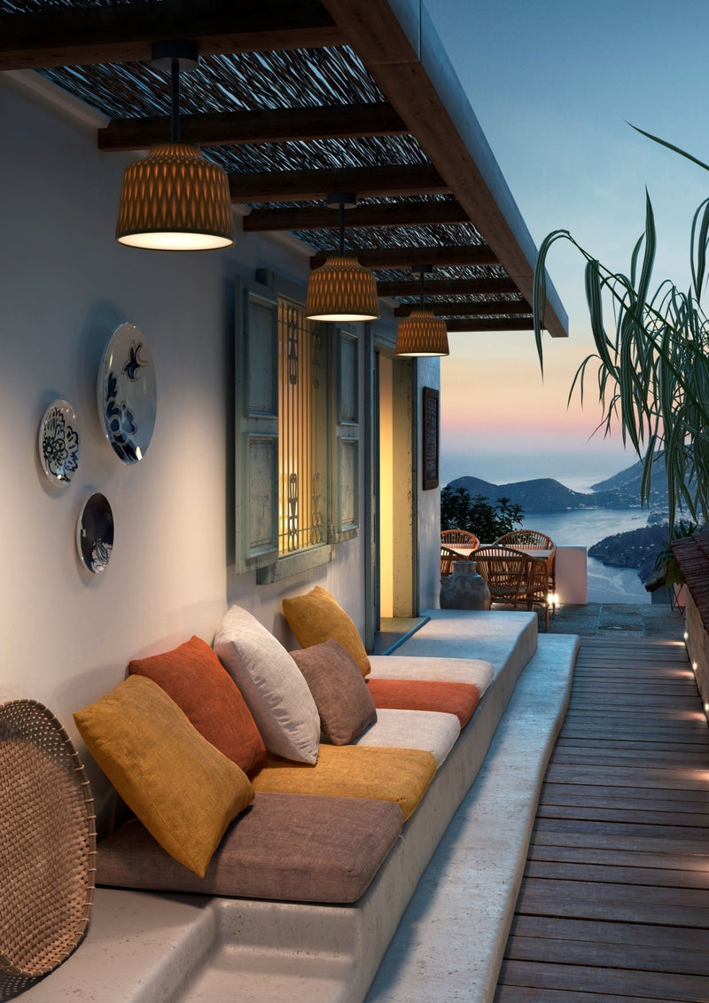 Soft PF/30 Outdoor Ceiling Lamp - Bover - Outdoor Lights - Light Grey - HORNE