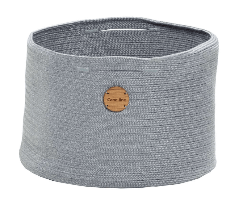 Soft Rope Outdoor Basket - Cane Line - Outdoor Furniture - Medium - Dark Grey - HORNE
