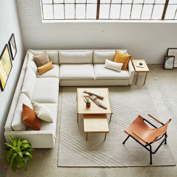 Sola Bi - Sectional - Gus* Modern - Sofas - Node Alabaster - HORNE