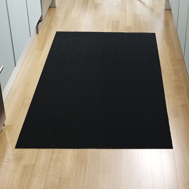 Chilewich Solid Shag FloormatBlack - Chilewich