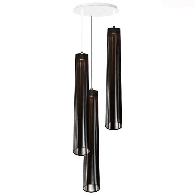 Solis 3 Chandelier - Pablo Designs - Chandeliers - Black - 72" Shades - HORNE