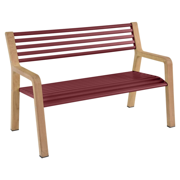 Somerset Bench - Fermob - Outdoor Furniture - Chili Red - HORNE
