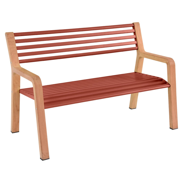 Somerset Bench - Fermob - Outdoor Furniture - Red Ochre - HORNE
