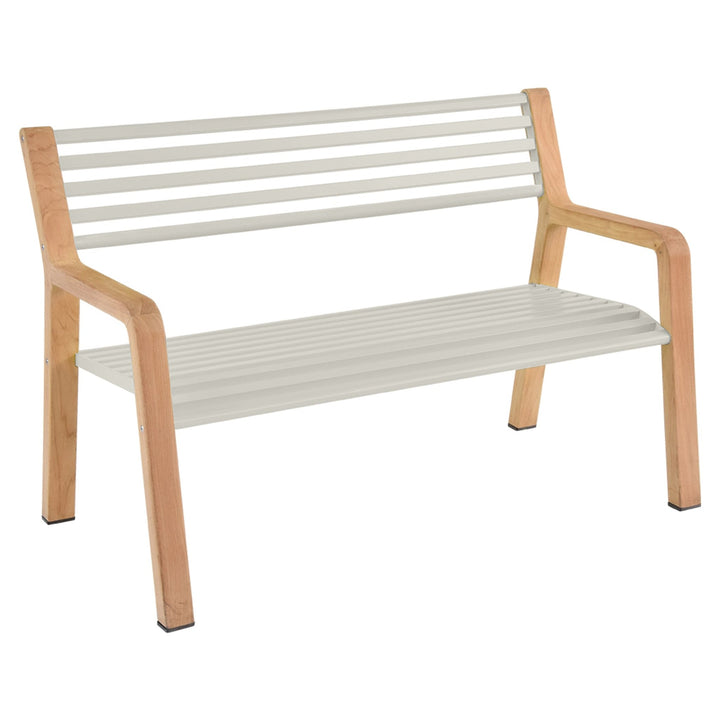 Somerset Bench - Fermob - Outdoor Furniture - Clay Grey - HORNE