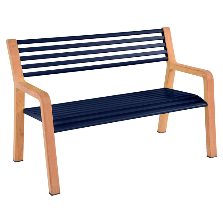 Somerset Bench - Fermob - Outdoor Furniture - Deep Blue - HORNE