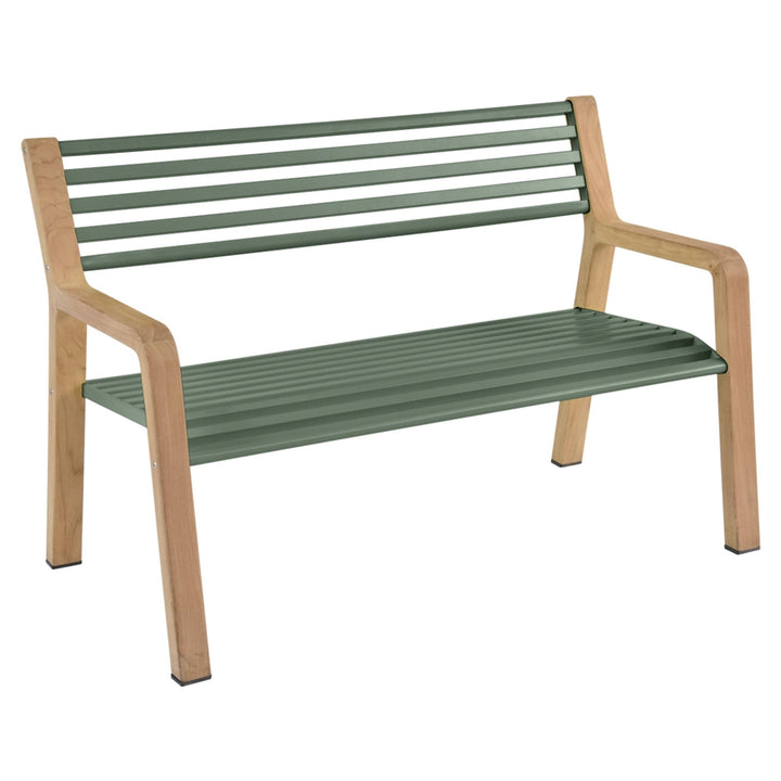 Somerset Bench - Fermob - Outdoor Furniture - Cedar Green - HORNE