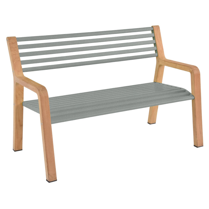 Somerset Bench - Fermob - Outdoor Furniture - Lapilli Grey - HORNE