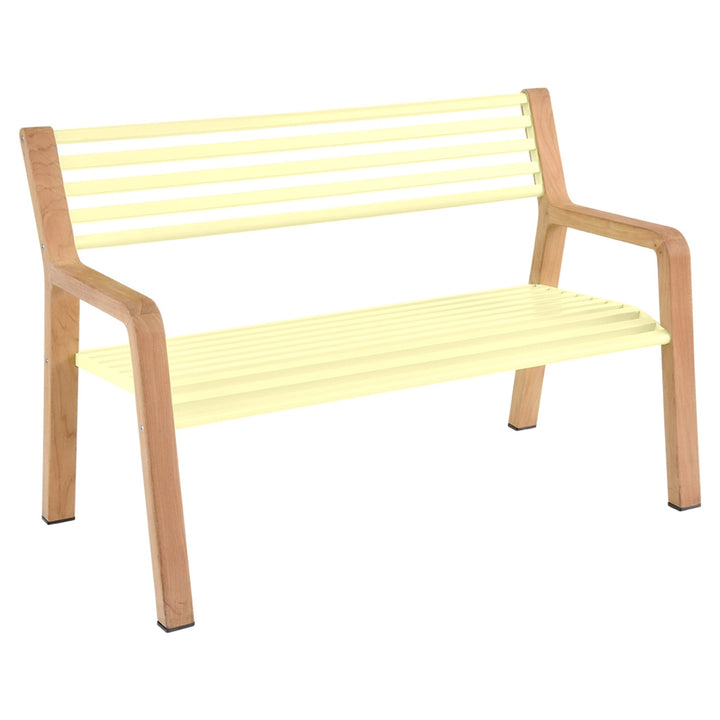 Somerset Bench - Fermob - Outdoor Furniture - Frosted Lemon - HORNE